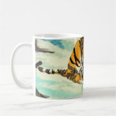 Waterverf Tiger Koffiemok (Links)