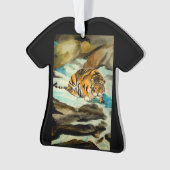 Waterverf Tiger Ornament (voorkant)