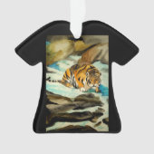 Waterverf Tiger Ornament (voorkant)