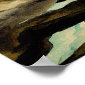 Waterverf Tiger Poster (Hoek)