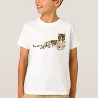 Waterverf Tiger Resting