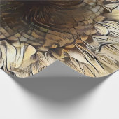 Waterverf Tiger Sunflower Elegant Collectie Cadeaupapier (Hoek)