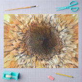 Waterverf Tiger Sunflower Elegant Collectie Tissuepapier (Craft)