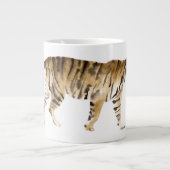 Waterverf Tiger Walking Grote Koffiekop (Voorkant)