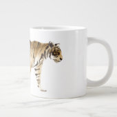 Waterverf Tiger Walking Grote Koffiekop (Rechts)