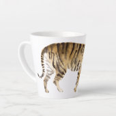 Waterverf Tiger Walking Latte Mok (Linkerhoek)