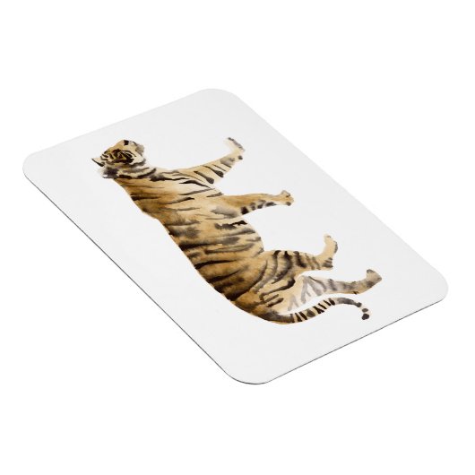 Waterverf Tiger Walking Magneet (Rechterzijde)