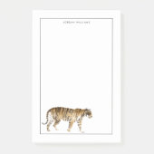 Waterverf Tiger Walking Post-it® Notes (Voorkant)