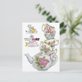  Waterverf tijd Briefkaart (Staand voorkant)