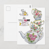  Waterverf tijd Briefkaart (Voorkant / Achterkant)