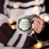 Waterverf tijdens kerstvakantie mok