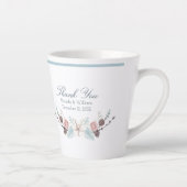 Waterverf tijdens winterfloratie en oliage bruilof latte mok (Rechts)