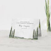 Waterverf tijdlijn Weddenschap Opslaan Datum Kaart (Achterkant)