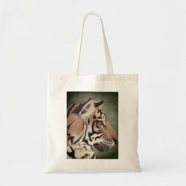Waterverf tijger Canvas tas