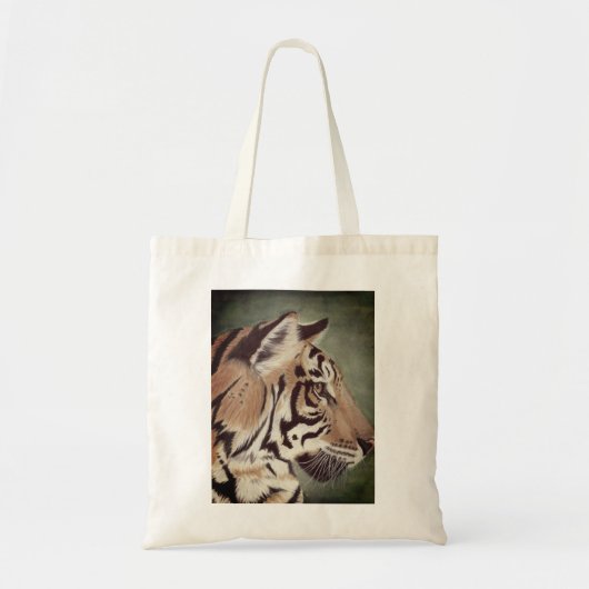 Waterverf tijger Canvas tas (Voorkant)