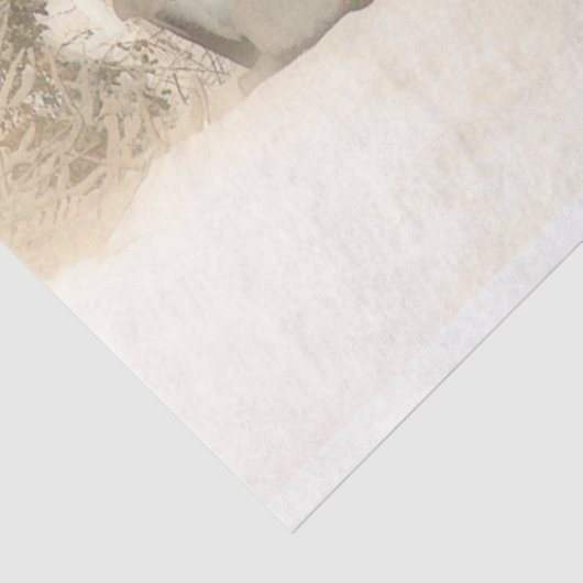 Waterverf tijger en snijwand tissuepapier (Detail)