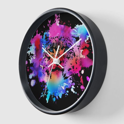 Waterverf Tijger Hoofd (Hoek)