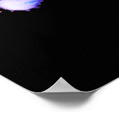 Waterverf Tijger Hoofd Poster (Hoek)