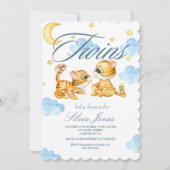 Waterverf tijger oerwoud dierentranen baby shower kaart (Voorkant)