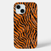 Waterverf tijgerprint Case-Mate iPhone case (Achterkant)