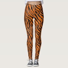 Waterverf tijgerprint leggings