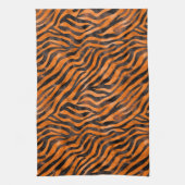 Waterverf tijgerprint theedoek (Verticaal)