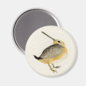 Waterverf Timberdoedle Painting Magneet (Voorkant / Achterkant)