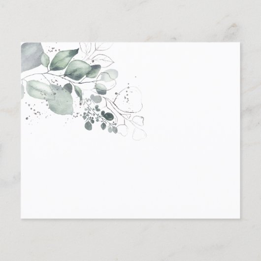 Waterverf Time Capsule trouwdag Flyer (Achterkant)