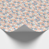 Waterverf Tiny Flowers:  Cadeaupapier (Hoek)