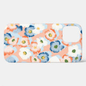 Waterverf Tiny Flowers: Case-Mate iPhone Case (Achterkant (horizontaal))