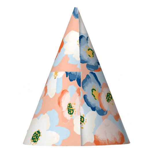 Waterverf Tiny Flowers:  Feesthoedjes (Achterkant)