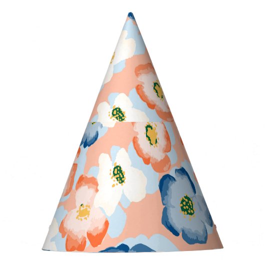 Waterverf Tiny Flowers:  Feesthoedjes (Voorkant)