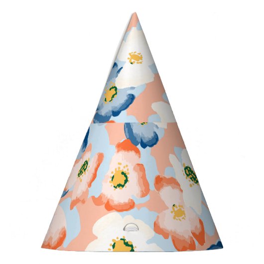 Waterverf Tiny Flowers: Feesthoedjes (Links)