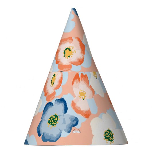 Waterverf Tiny Flowers: Feesthoedjes (Rechts)