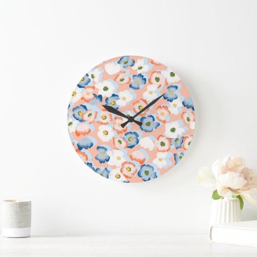 Waterverf Tiny Flowers: Grote Klok (Huis)