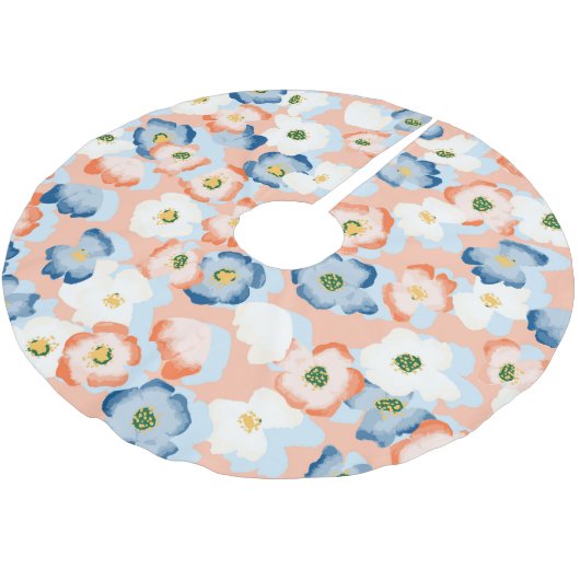 Waterverf Tiny Flowers: Kerstboom Rok (Gekanteld)