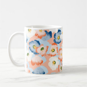 Waterverf Tiny Flowers: Koffiemok