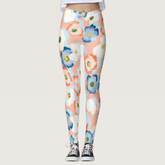 Waterverf Tiny Flowers:  Leggings