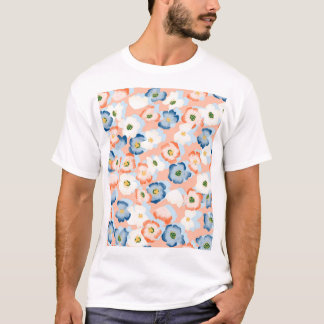 Waterverf Tiny Flowers: T-shirt