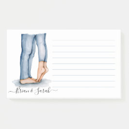 Waterverf Tiptoe Kiss Post-it® Notes