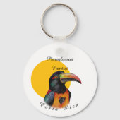 Waterverf toekan sleutelhanger (Voorkant)