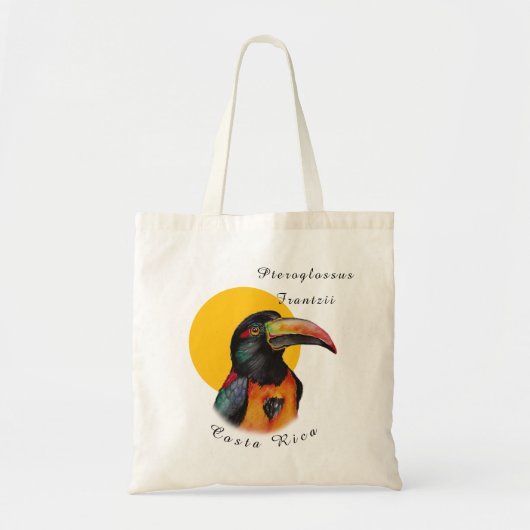Waterverf toekan tote bag (Voorkant)