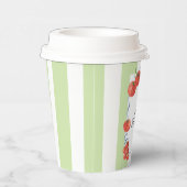 Waterverf tomaat baby shower papieren bekers (Rechts)