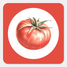 Waterverf tomaat illustratie