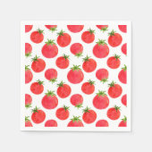 Waterverf Tomaten Pattern Napkins Servet (Voorkant)