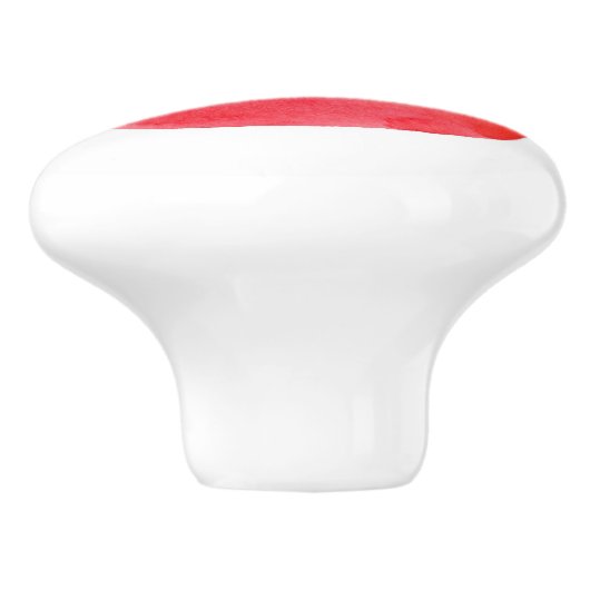 Waterverf Tomato Keramische Knop (Zijkant)