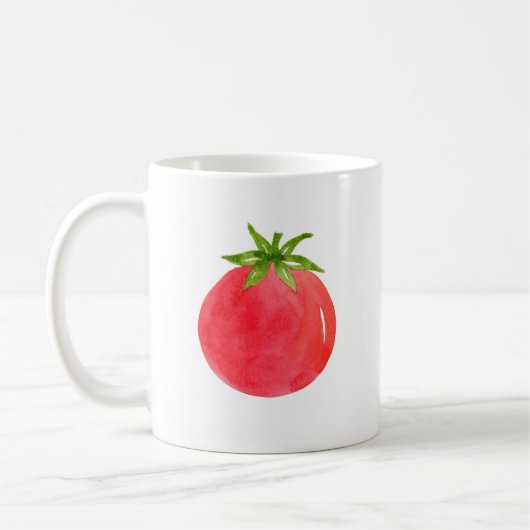 Waterverf Tomato Koffiemok (Links)