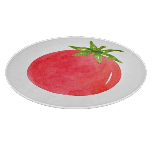 Waterverf Tomato Snijplank (Hoek)