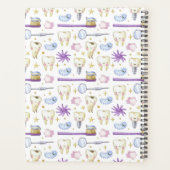 Waterverf Tooth | tandheelkundige hygiënist   Planner (Achterkant)