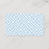 Waterverf Topiary Bunny Bow Diaper Raffle Shower Informatiekaartje (Achterkant)